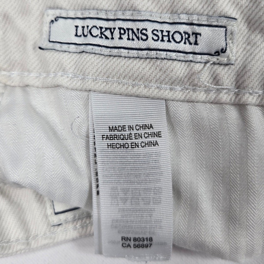 Lucky Brand Denim Luck Pins Shorts Distressed Frayed Hem Cone Denim‎ Sz 0/25 Y2K - Picture 5 of 11